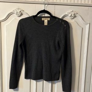 Jones New York charcoal sweater S/P